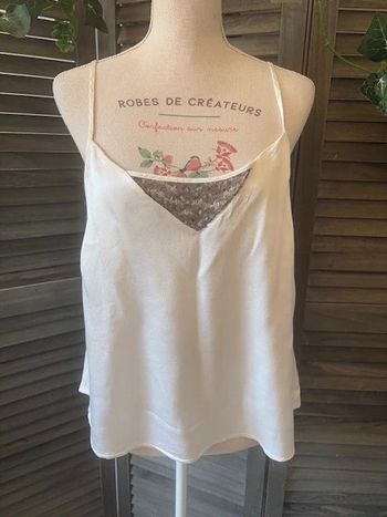 haut et t-shirt Naf Naf blanc taille 42