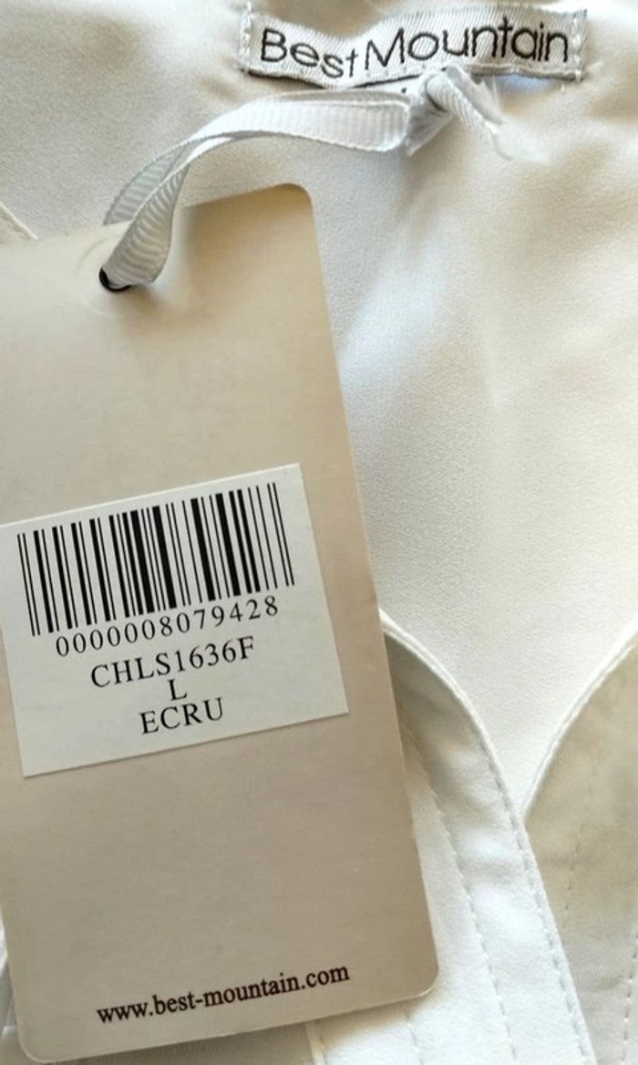 Blouse Best Mountain taille L écrue neuve - photo numéro 7