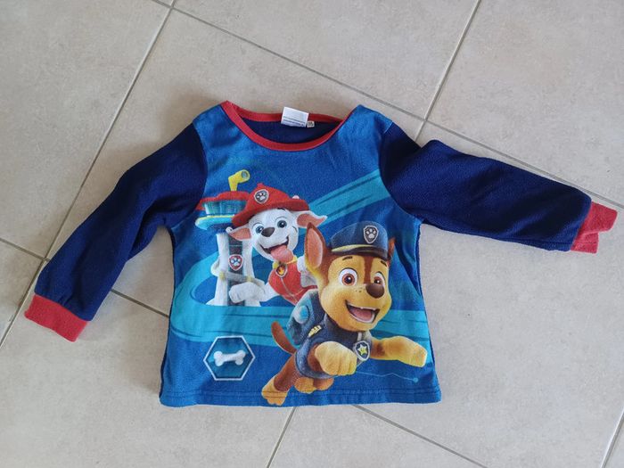 Haut de pyjama polaire Paw patrol 6 ans