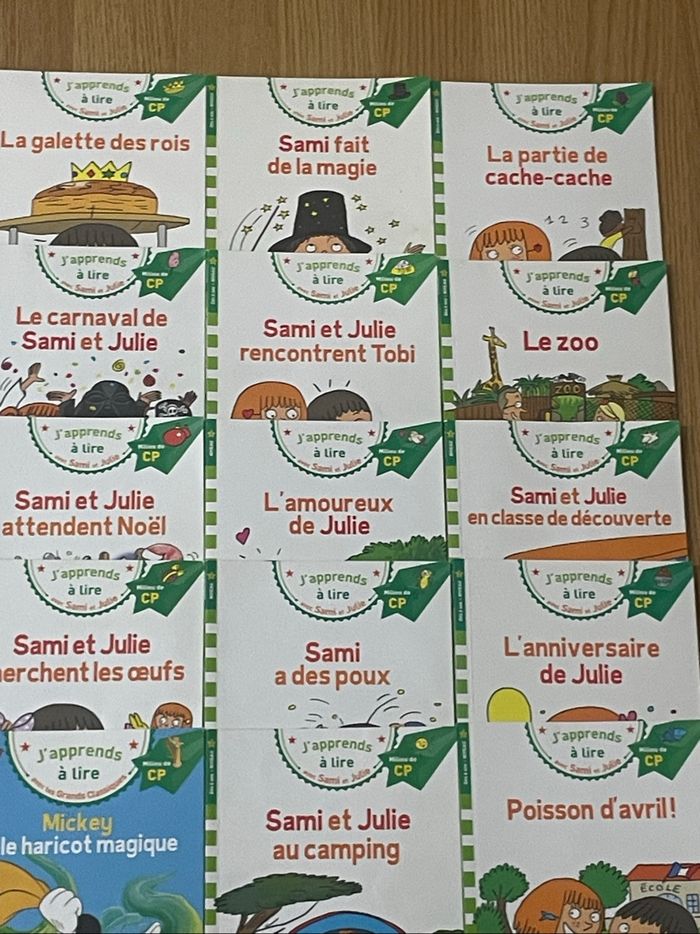 Lot 20 livres j’apprends à lire avec Sami et Julie milieu CP - photo numéro 3