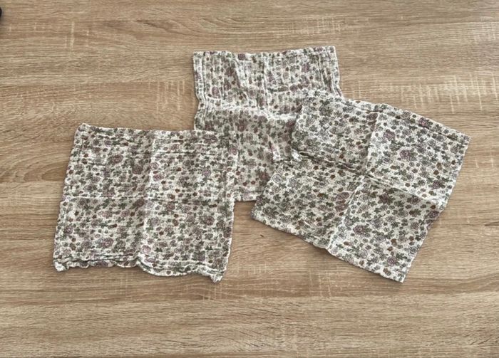 Lot de 3 mini langes 25×25cm - Jollein