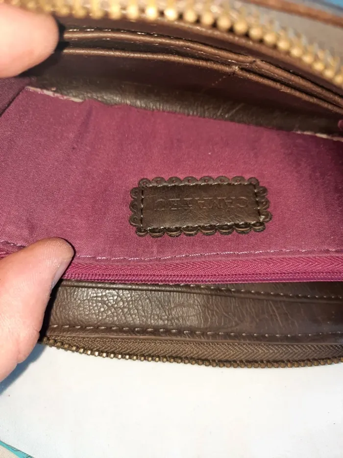 Porte monnaie pochette camaieu - photo numéro 8