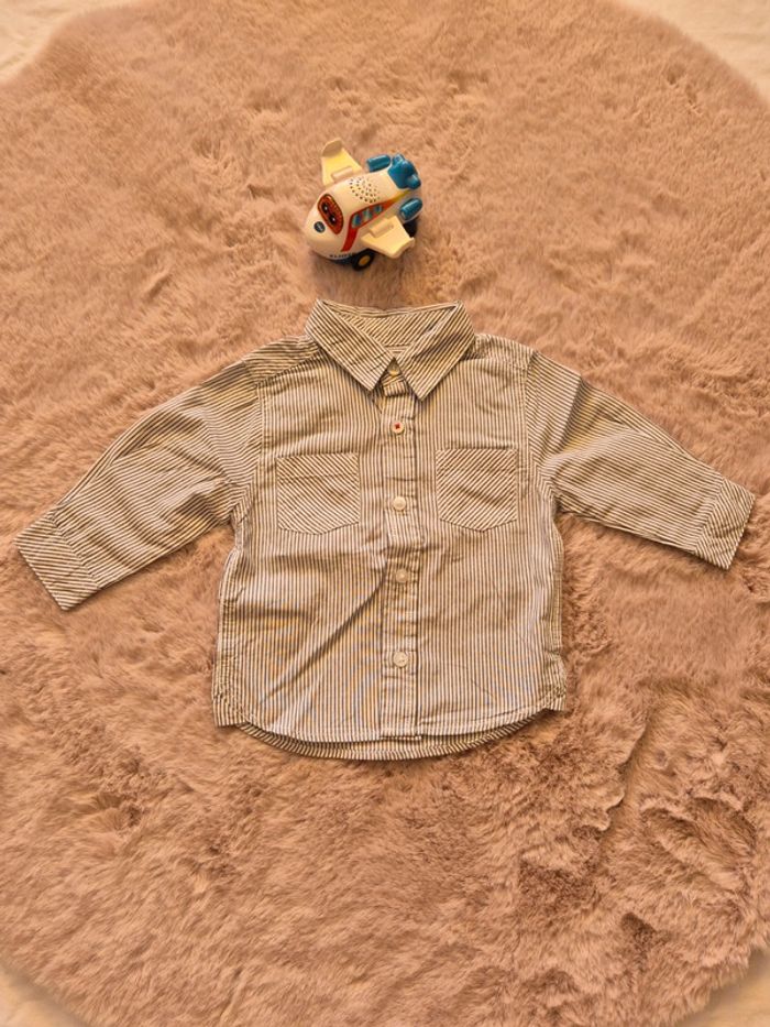 Chemise rayé kiabi 6 mois