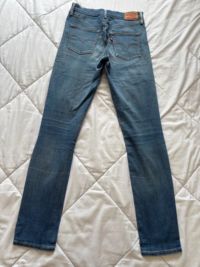 Jean Levi’s slimming skinny slim fit bleu destroy mi taille haute taille M/38 L30 - photo numéro 11