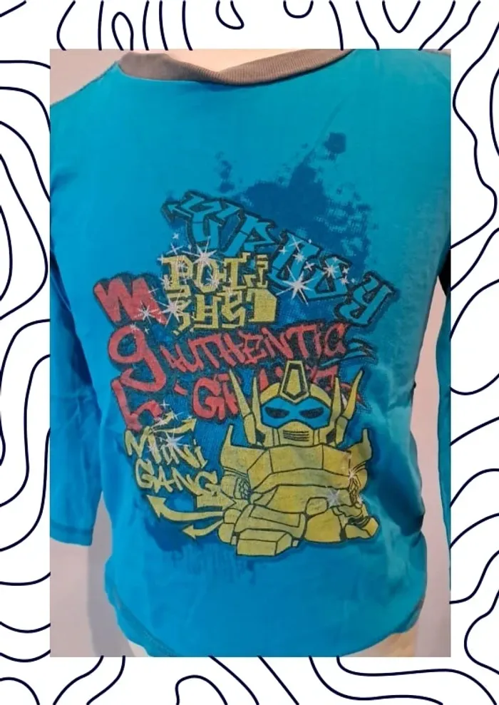 Tshirt manche longue 5 ans - photo numéro 2