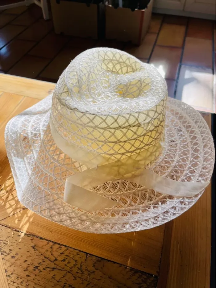 Chapeau d’été beige - photo numéro 2