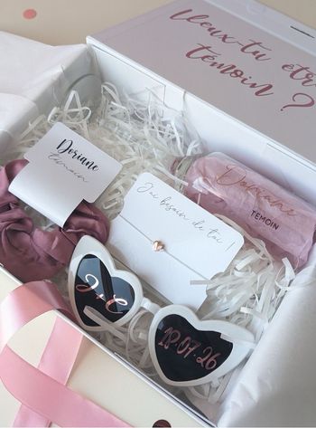 Box cadeaux pour témoins