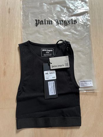 Palm Angels Crop Top Black XS-S
