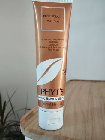 Autobronzant voile doré