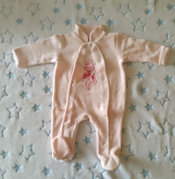 Pyjama velours rose