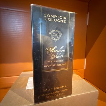 Comptoir Cologne ambre noir pour homme 100ml