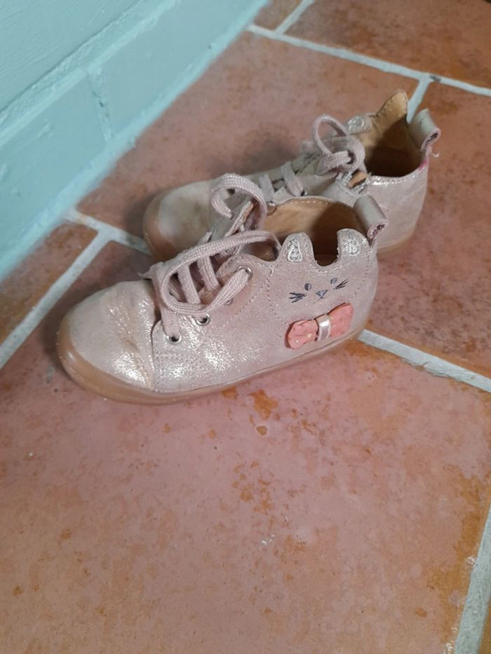 Chaussures bottines chat shoopom pointure 24 - photo numéro 2