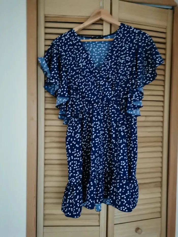 Robe courte été motifs cœurs