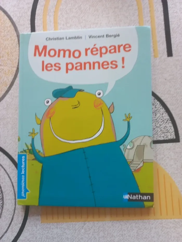 Livre Nathan 1ères lectures Momo répare les pannes