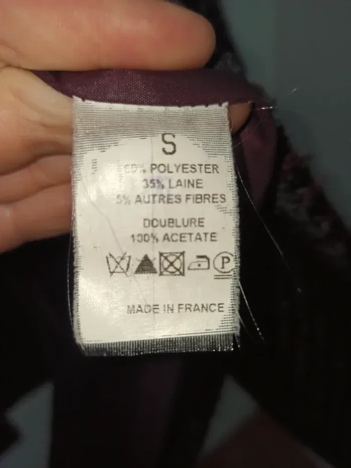 Manteau en laine Be Girl – Taille S - photo numéro 4