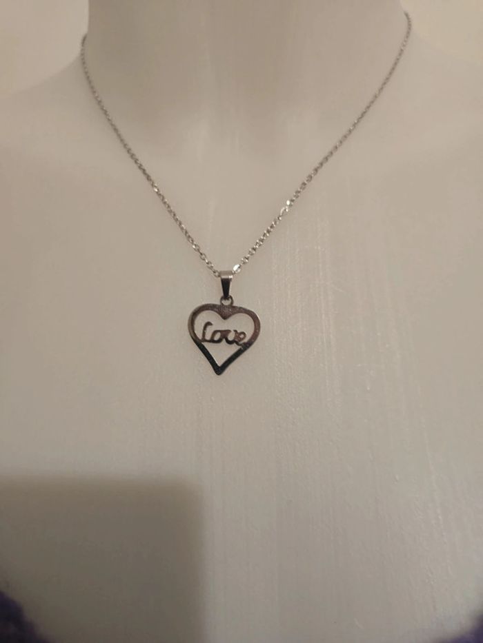 Magnifique collier neuf en acier inoxydable - photo numéro 2