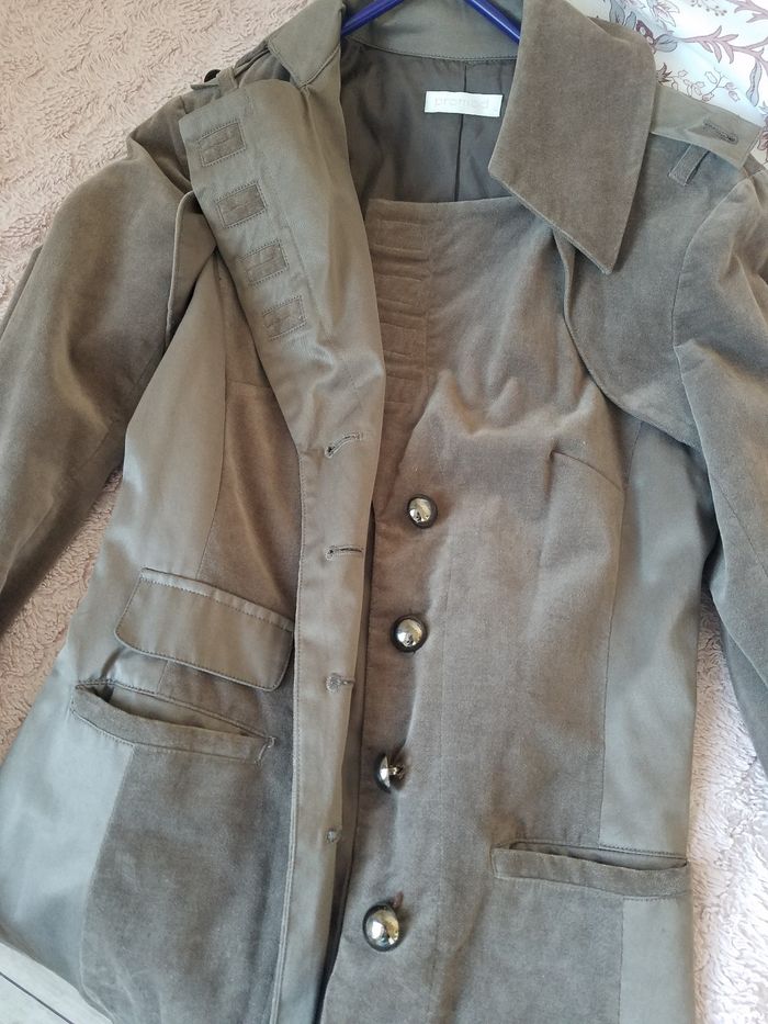 Manteau veste trench vintage long promod T 36 - photo numéro 5