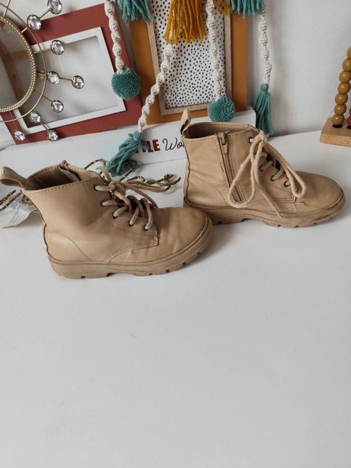 Bottines Zara 26 beige - photo numéro 3