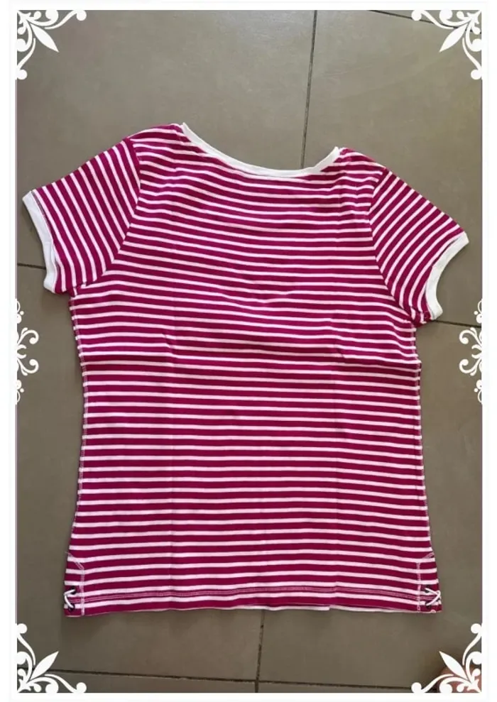 👕 T-shirt rayé Burton of London taille M - photo numéro 4