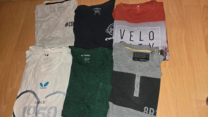 Lot 6 tee-shirt taille S