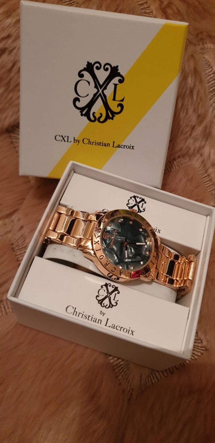 Montre doré rosé Christian Lacroix CXL - photo numéro 6