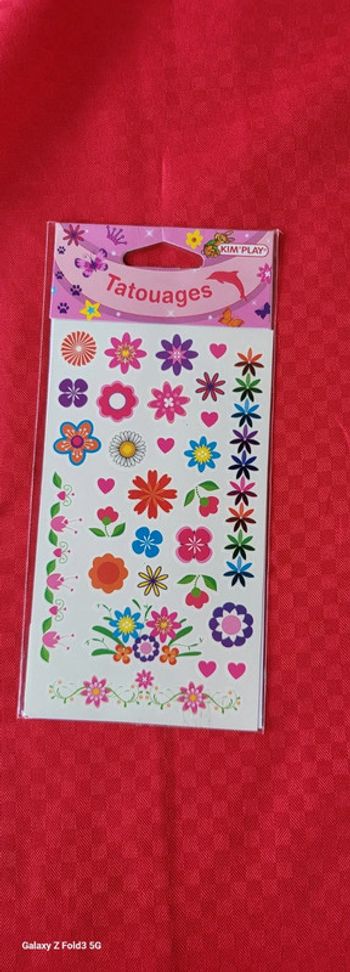 Lots de 4 paquets Tatouages