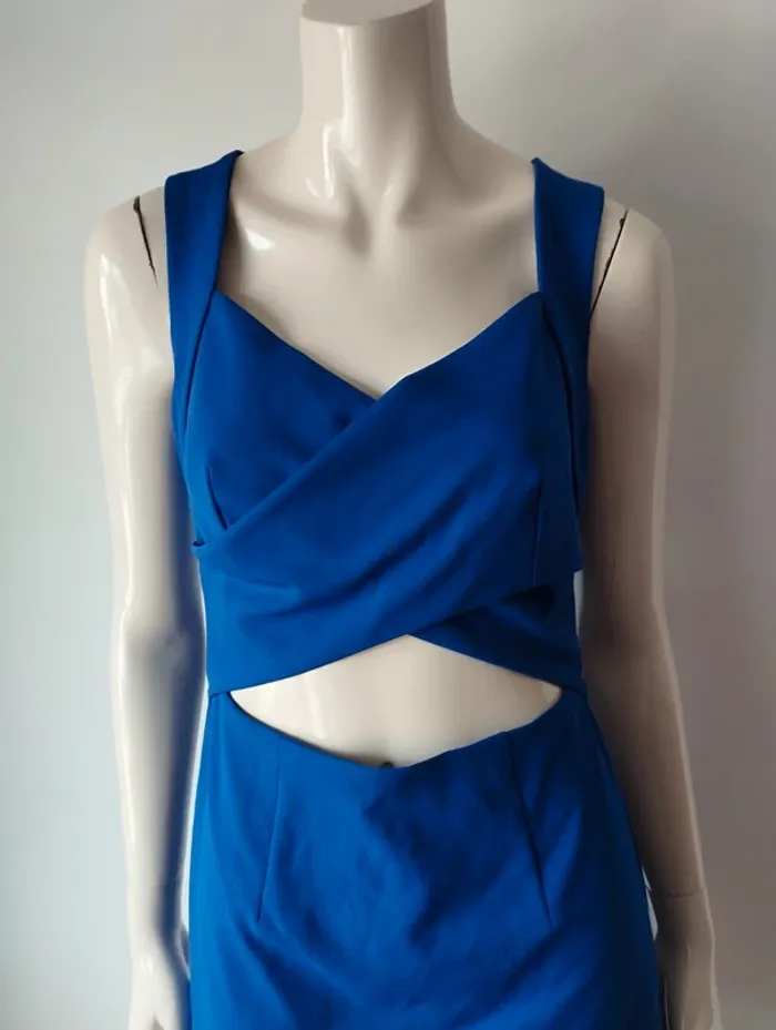 Robe de soirée Morgan bleue taille 38 - photo numéro 2