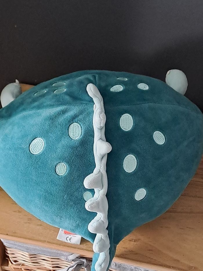 Gris poisson dino tout doux - photo numéro 3