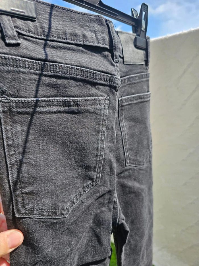 Jean évasé noir fille adolescente femme xxs - photo numéro 6