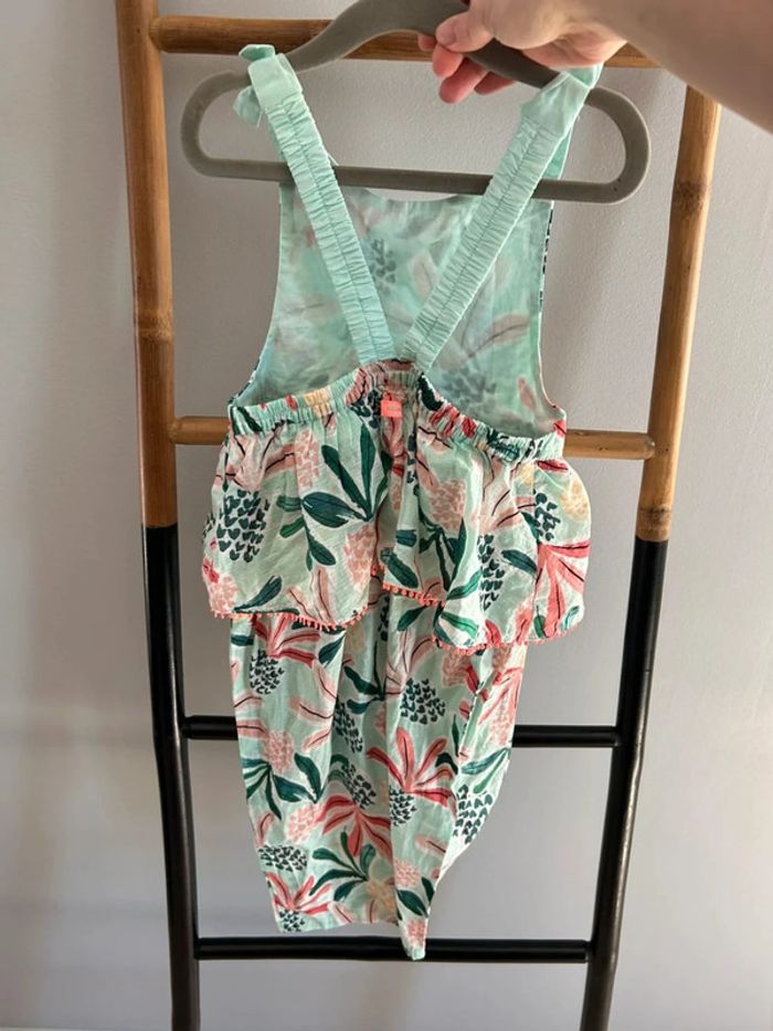 Combinaison été fleuris - Catimini - 3 ans - photo numéro 4