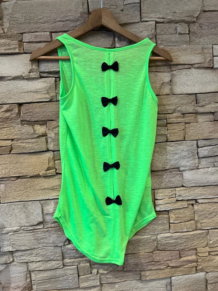 Débardeur vert fluo - photo numéro 2