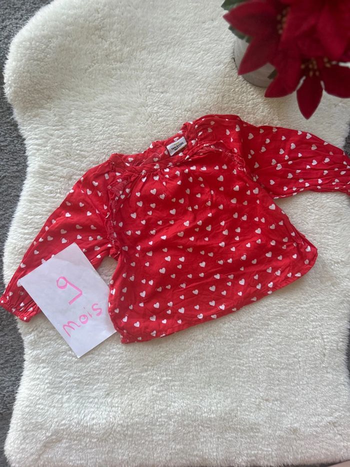 Blouse ~ tape à l’œil ~ 9 mois