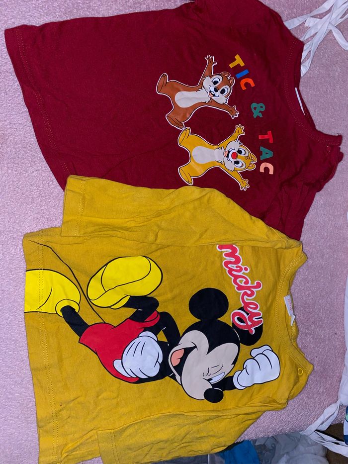 Lot tee shirt Disney