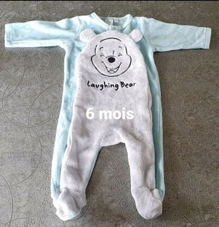 Pyjama 6 mois Disney Baby WINNIE L'OURSON - photo numéro 1