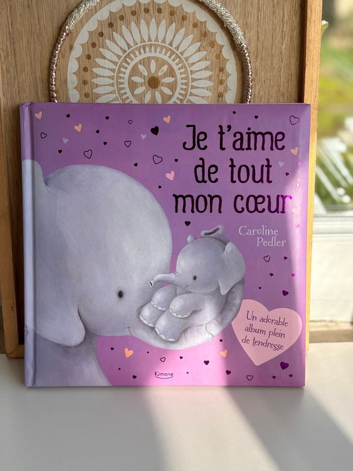 Livre je t’aime de tout mon cœur livre bébé