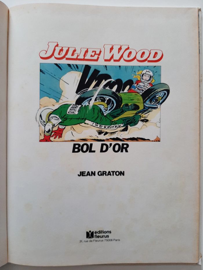 Lot de 4 BD Julie Wood - Jean Graton aux Editions Fleurus - photo numéro 9