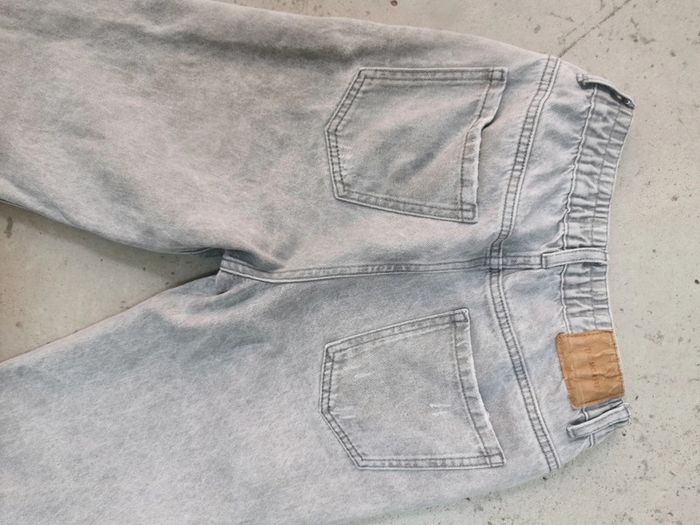 Jeans gris clair large - photo numéro 5