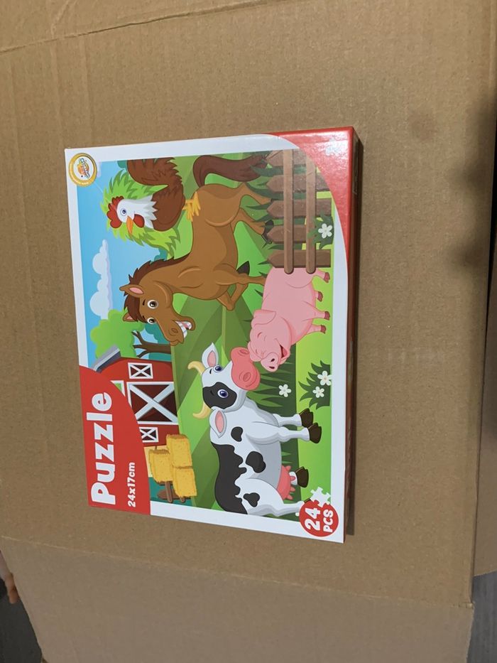 Puzzle les animaux de la ferme