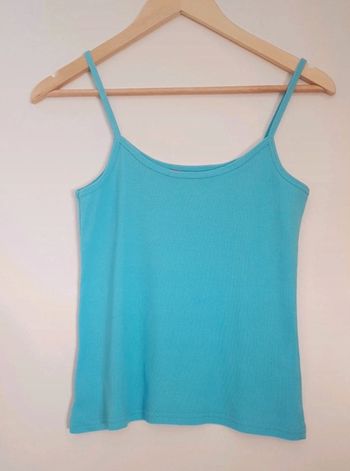 Top court bleu turquoise
