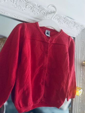 Gilet en laine&coton petit bateau exellent état