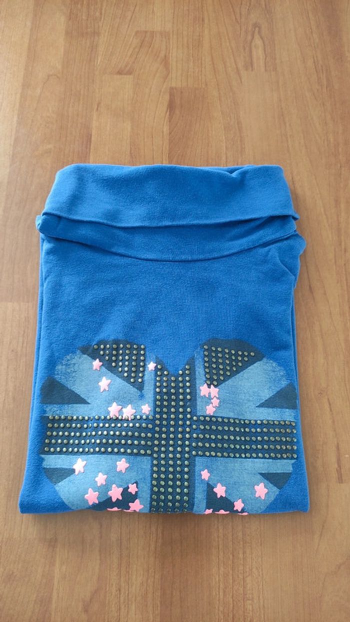 Tee shirt col roulé manches longues taille 8 ans tape à l'oeil - photo numéro 11