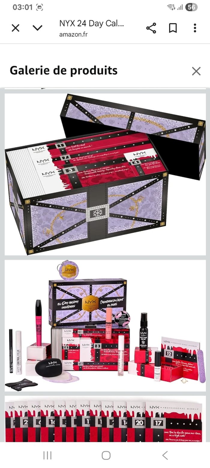 Calendrier nyx neuf 24 jours de cadeau - photo numéro 7