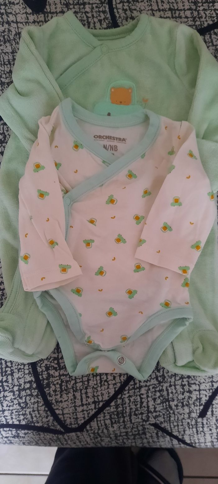 Pyjamas velours bébé naissance - photo numéro 6