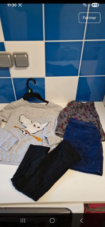 Lot vetements fille 10 ans