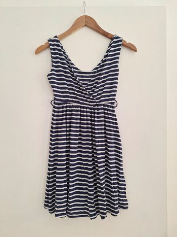 Robe marinière bleu et blanche femme S