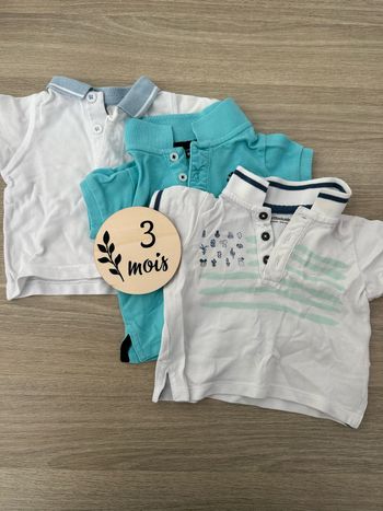 Lot 3 polo en 3 mois