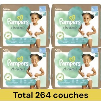 4 cartons Pampers Harmonie T5