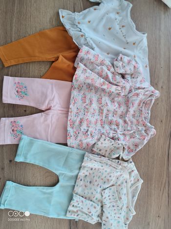 Lot de 3 ensembles 3 mois fille 
