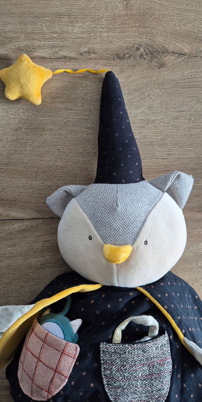 Peluche d'activités hibou magicien - photo numéro 2