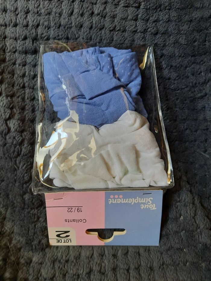Lot de 2 collants fille - fin 19/22 - photo numéro 2